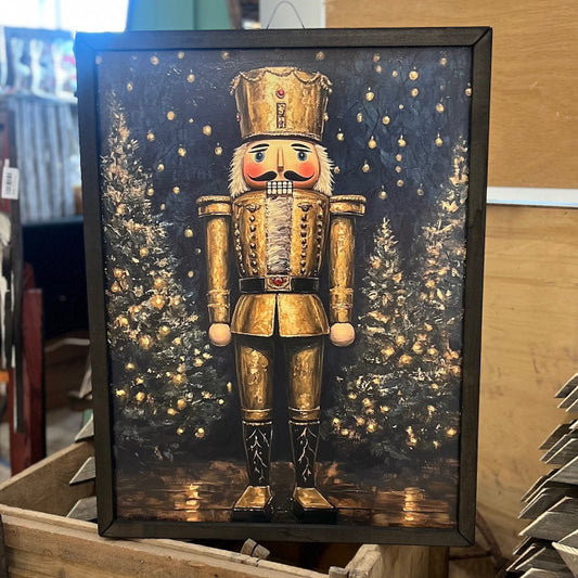 Gold Nutcracker Box Frame