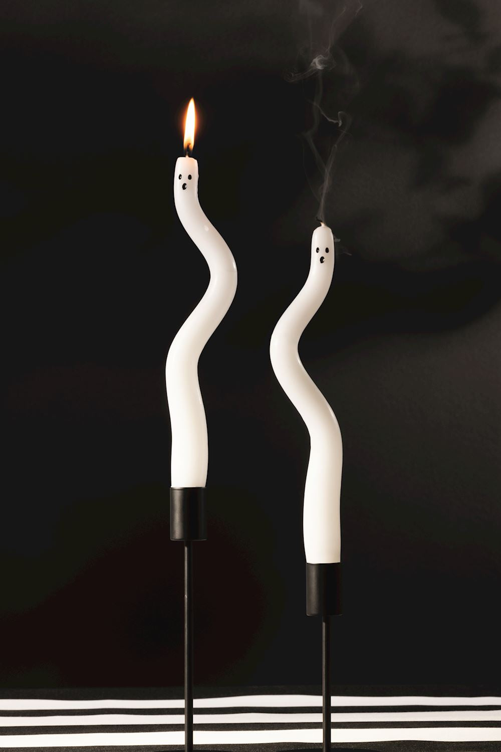 Mud Pie Ghost Taper Candle Set