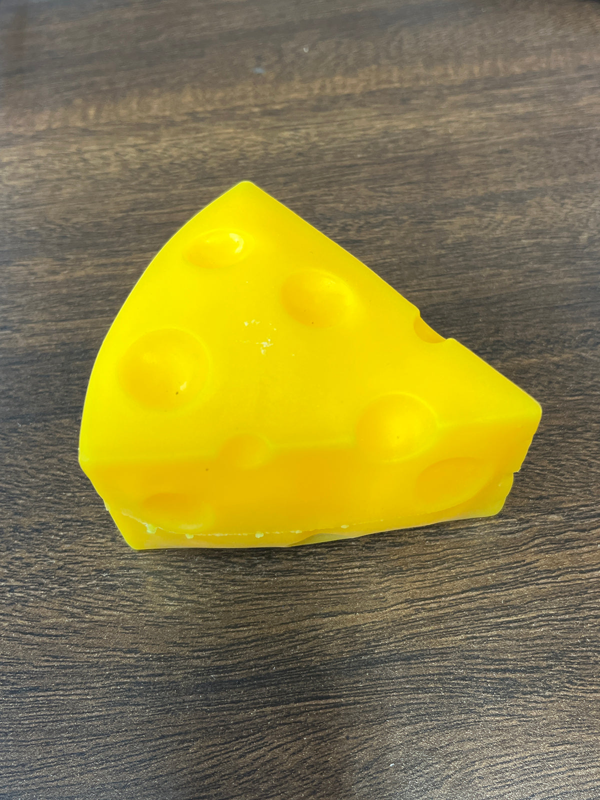 Squishy Cheese Wedge Toy