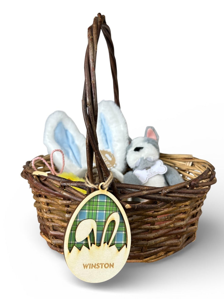 Personalized Wooden Easter Tags