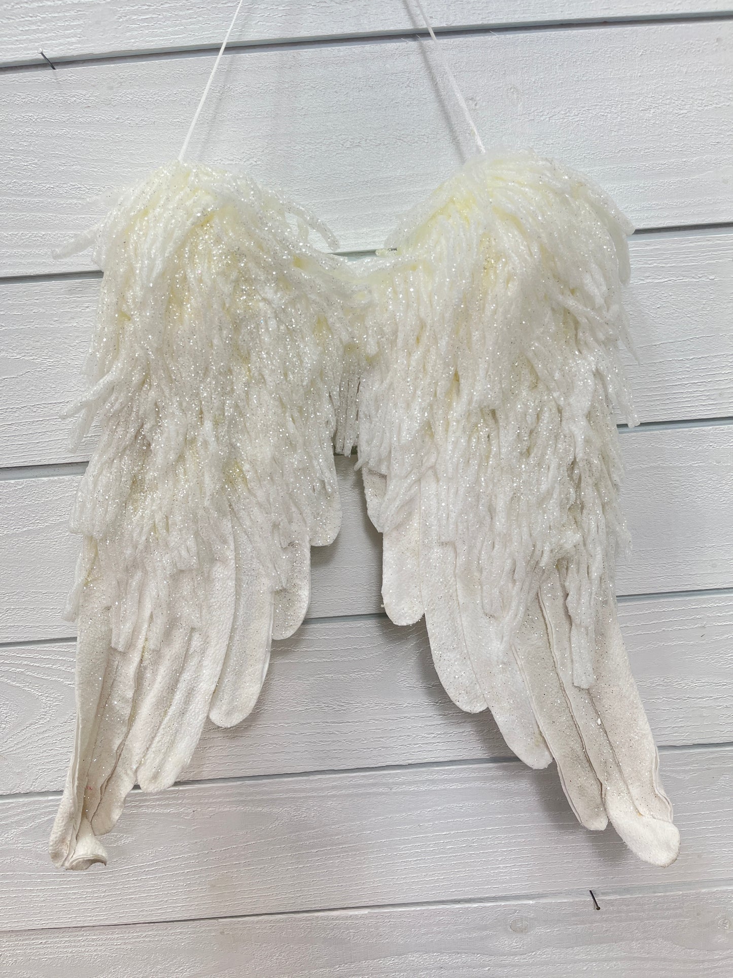 Hanging Fabric Frosty Angel Wings
