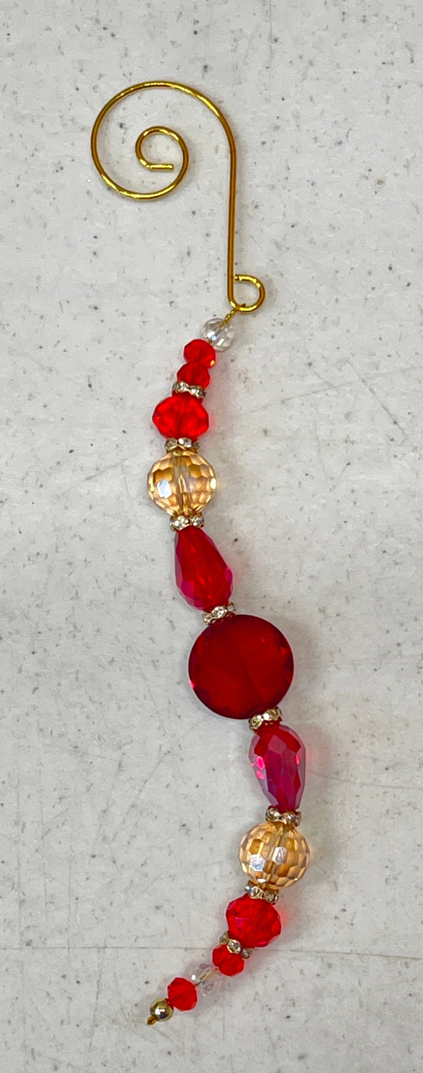 Glass Christmas Jewel Ornaments