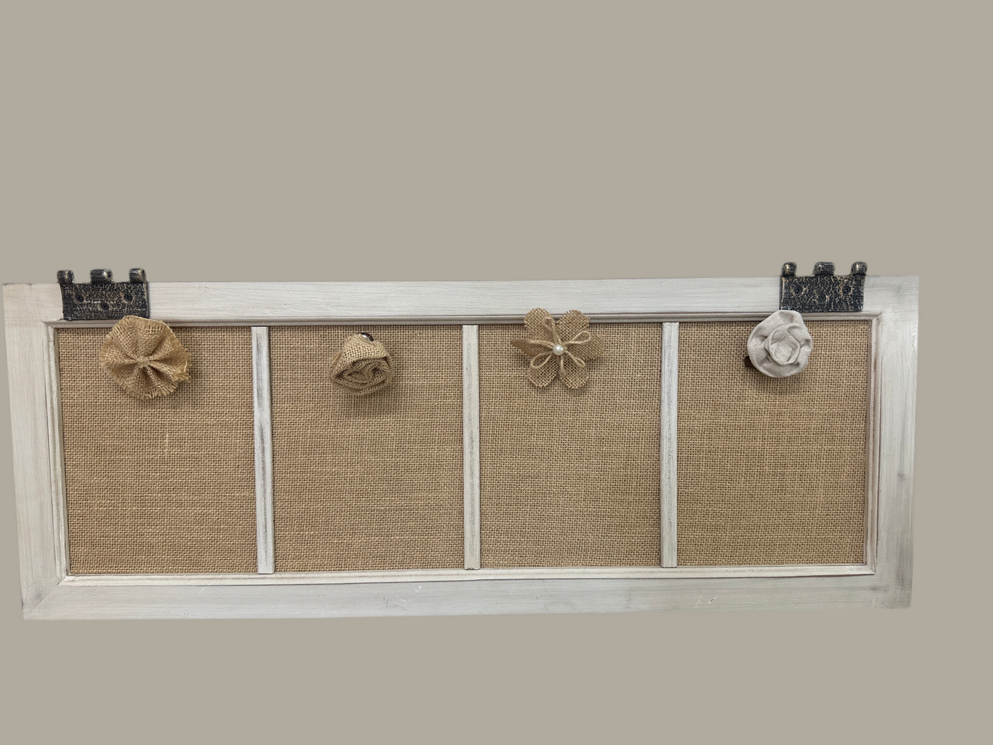 Rustic Flower Window Picture Frame