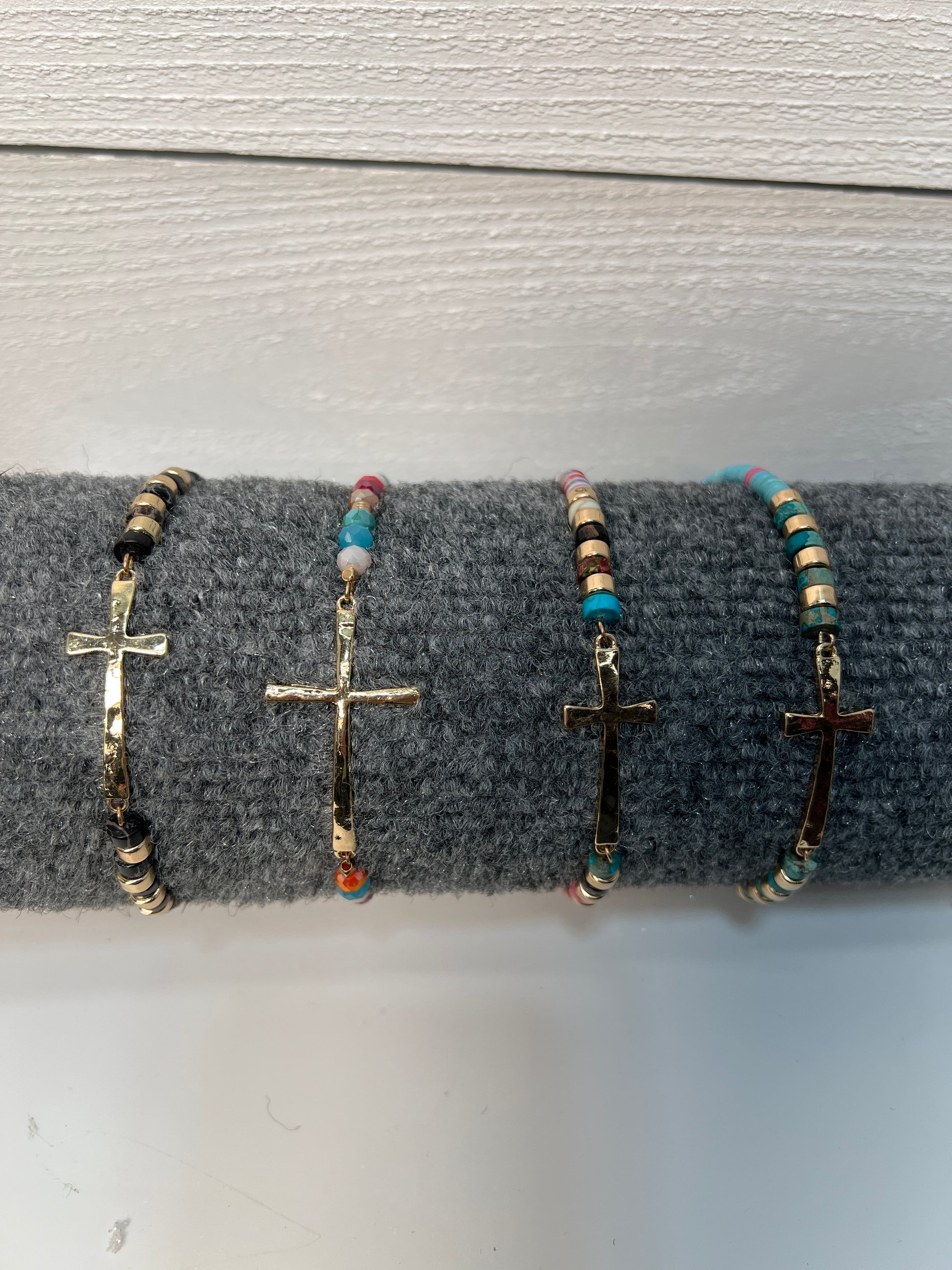 Beaded Bangle Key Chain