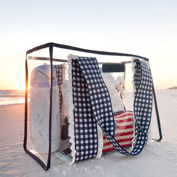 Case Mate Jelly Tote Bag- Gingham Eyelet Ruffle