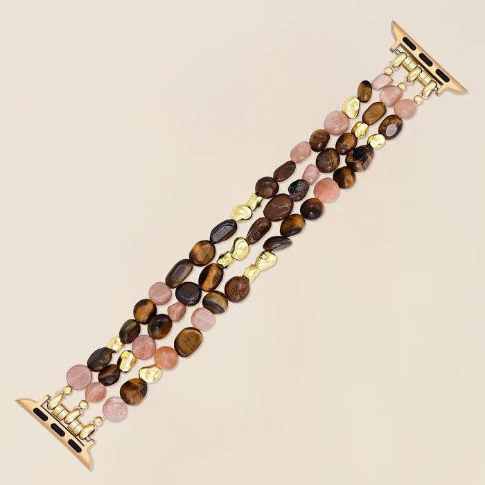 Golden Glowcore Stretch Apple Watch Strap