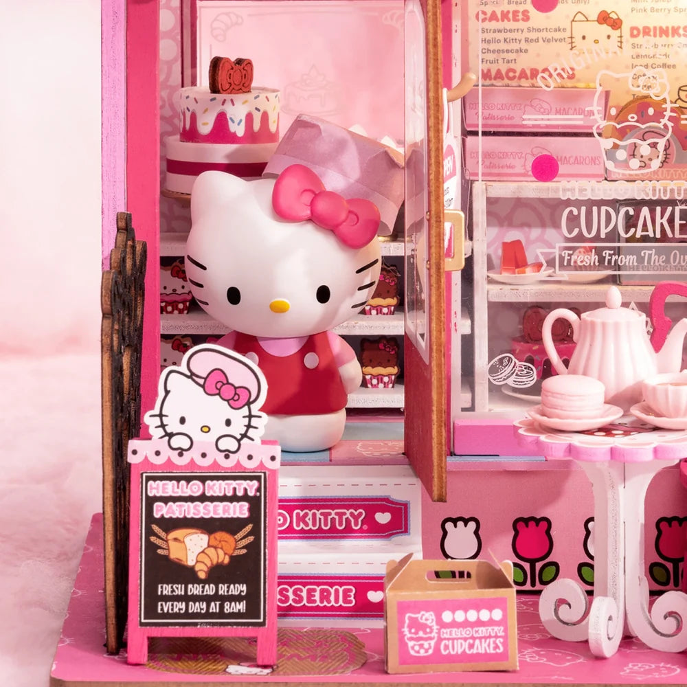 Hello Kitty Patisserie Bookshop DIY Miniature Book Nook Kit