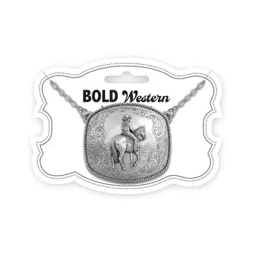 Bold Western Buckle Necklaces