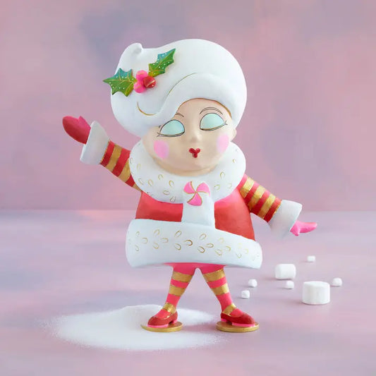 Glitterville Red Mini Madame Noel Tabletop