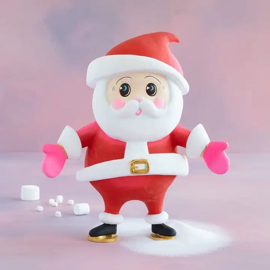Glitterville Red Baby Papa Noel Tabletop