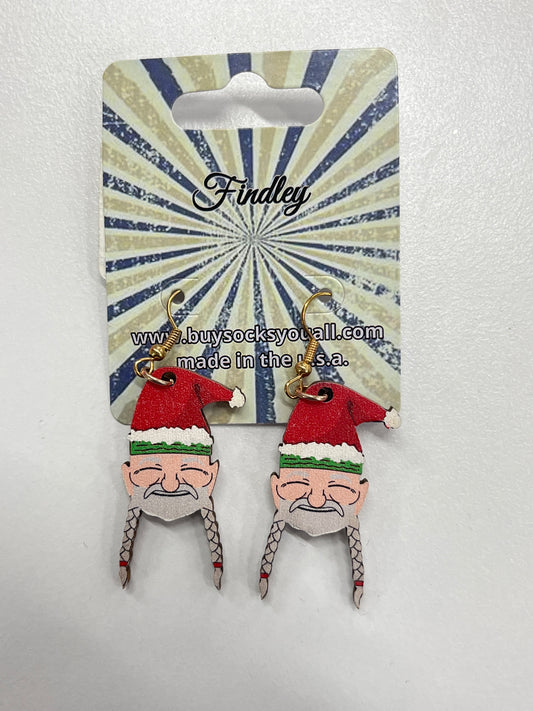 Christmas Willie Earrings