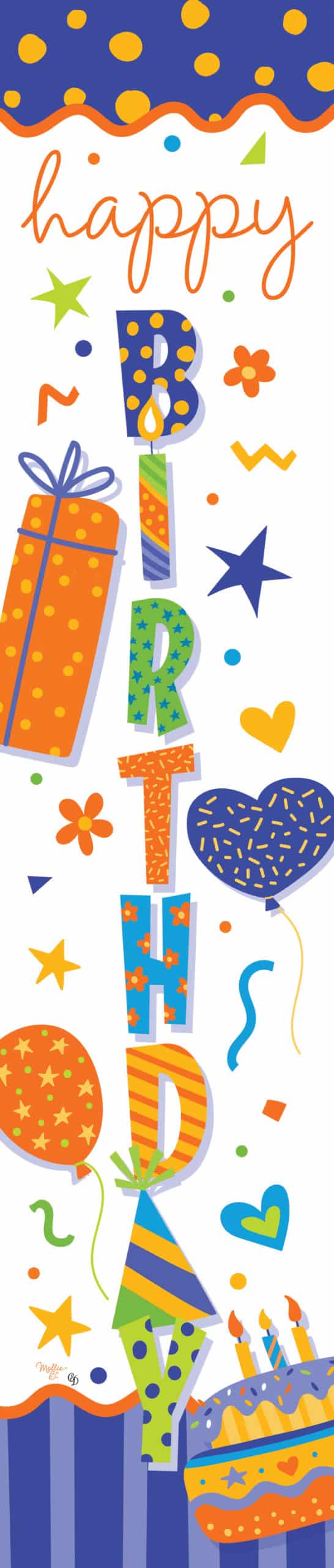 Happy Birthday Yard Expression Sign