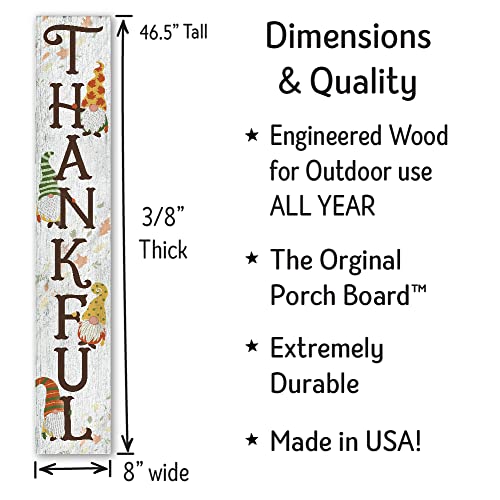 Thankful Gnome Porch Board