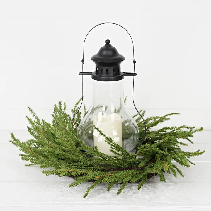 20in Wreath-Soft Touch Evergreen Norfolk Pine