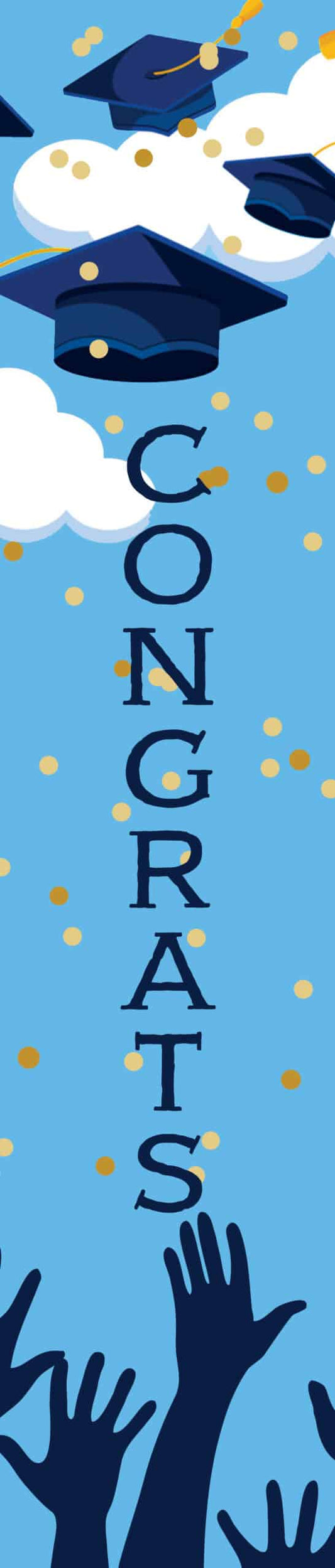 Congrats Grad Yard Expression Sign