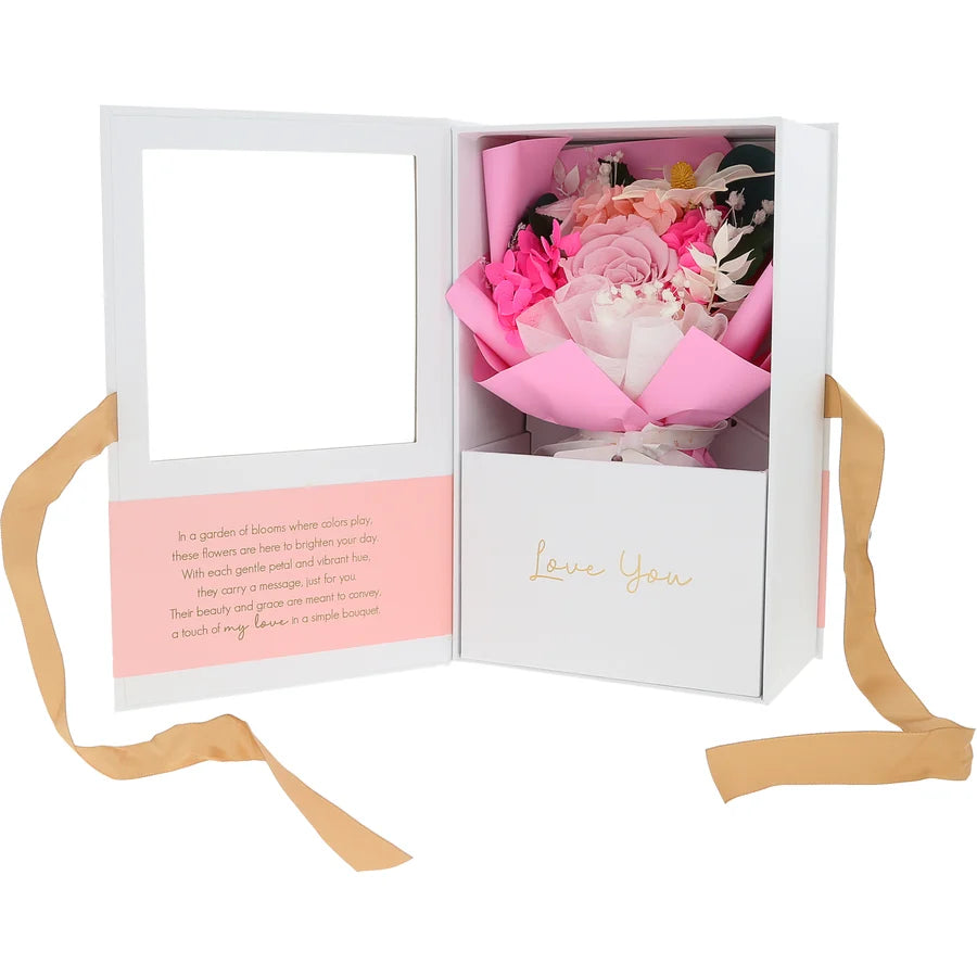 Love You Pink Preserved Floral Bouquet