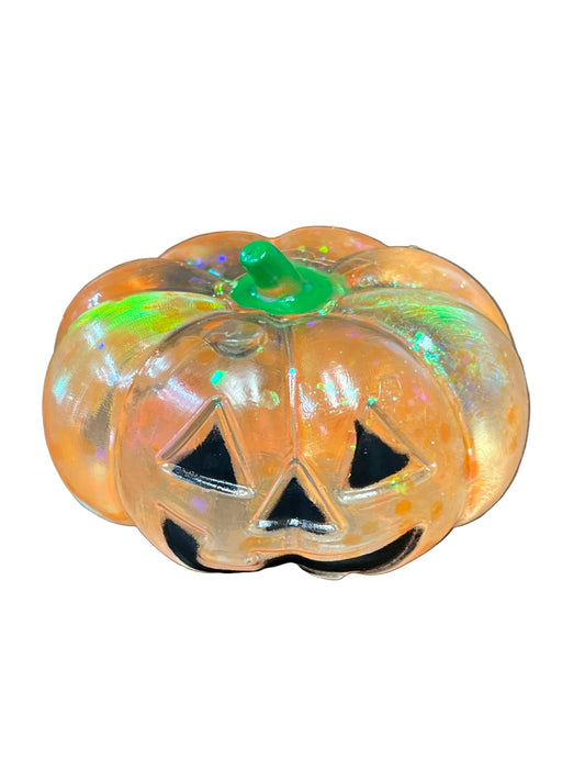 Zorbitz Squish N Sparkle Pumpkin Squishy Toy