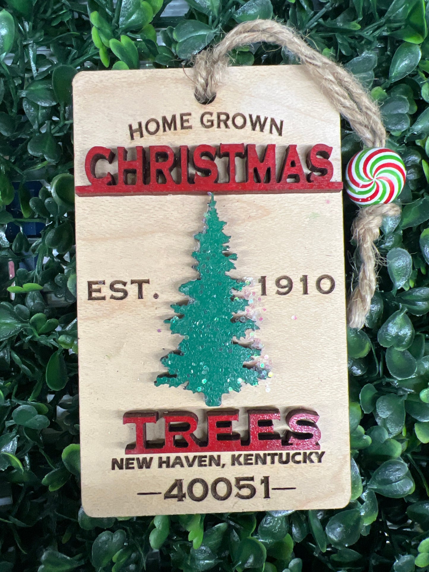 Home Grown Christmas Trees Ornament