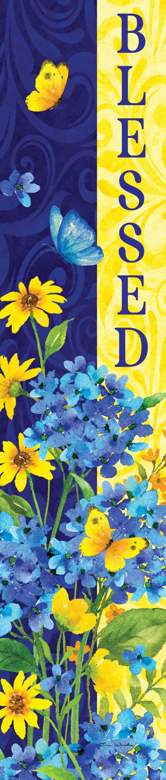 Blessed Hydrangeas Yard Expression Sign