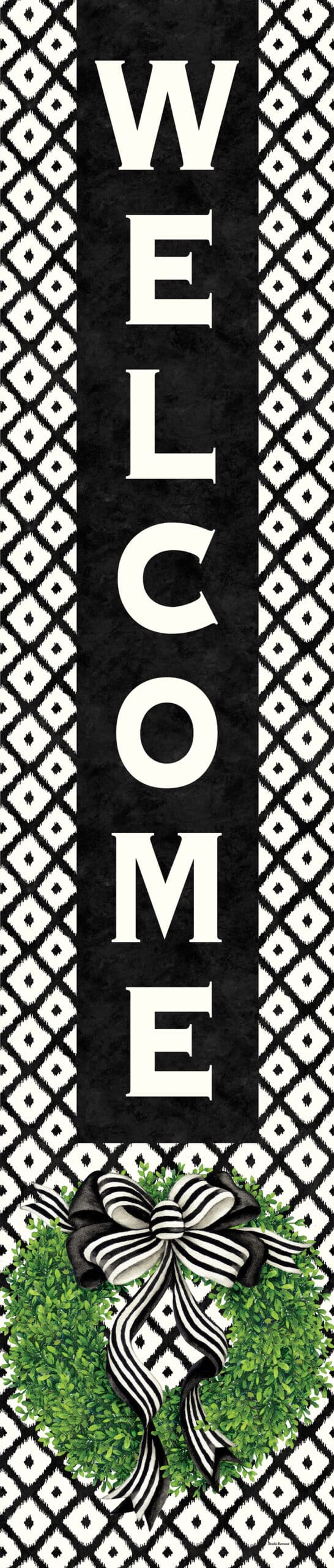 Sophisticated Stripes Yard Expression Sign