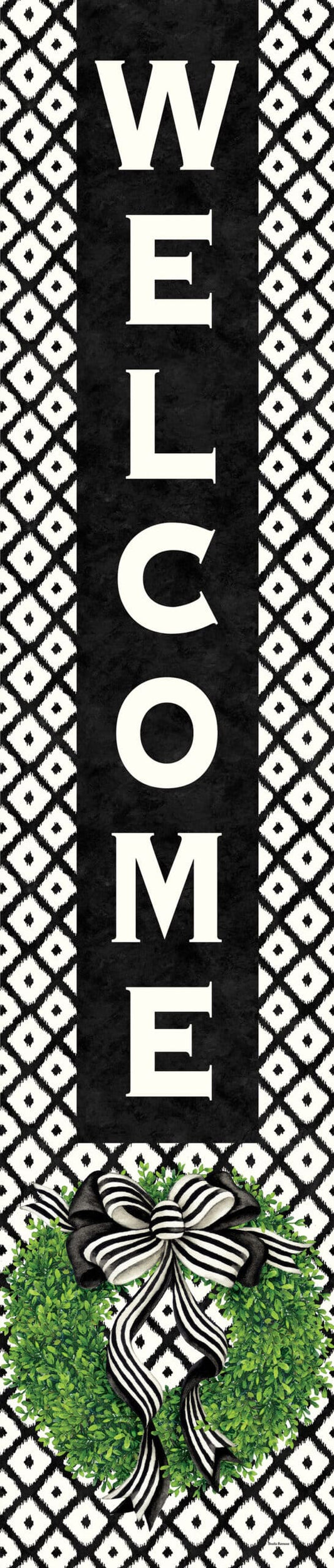 Sophisticated Stripes Yard Expression Sign