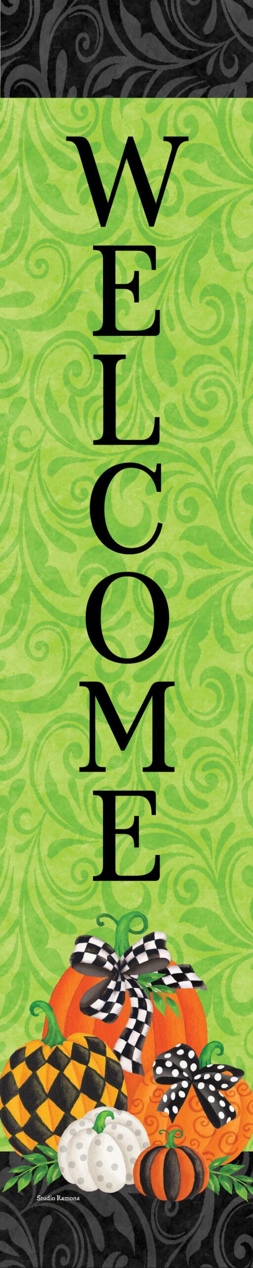 Whimsy Pumpkin Yard Expression Sign