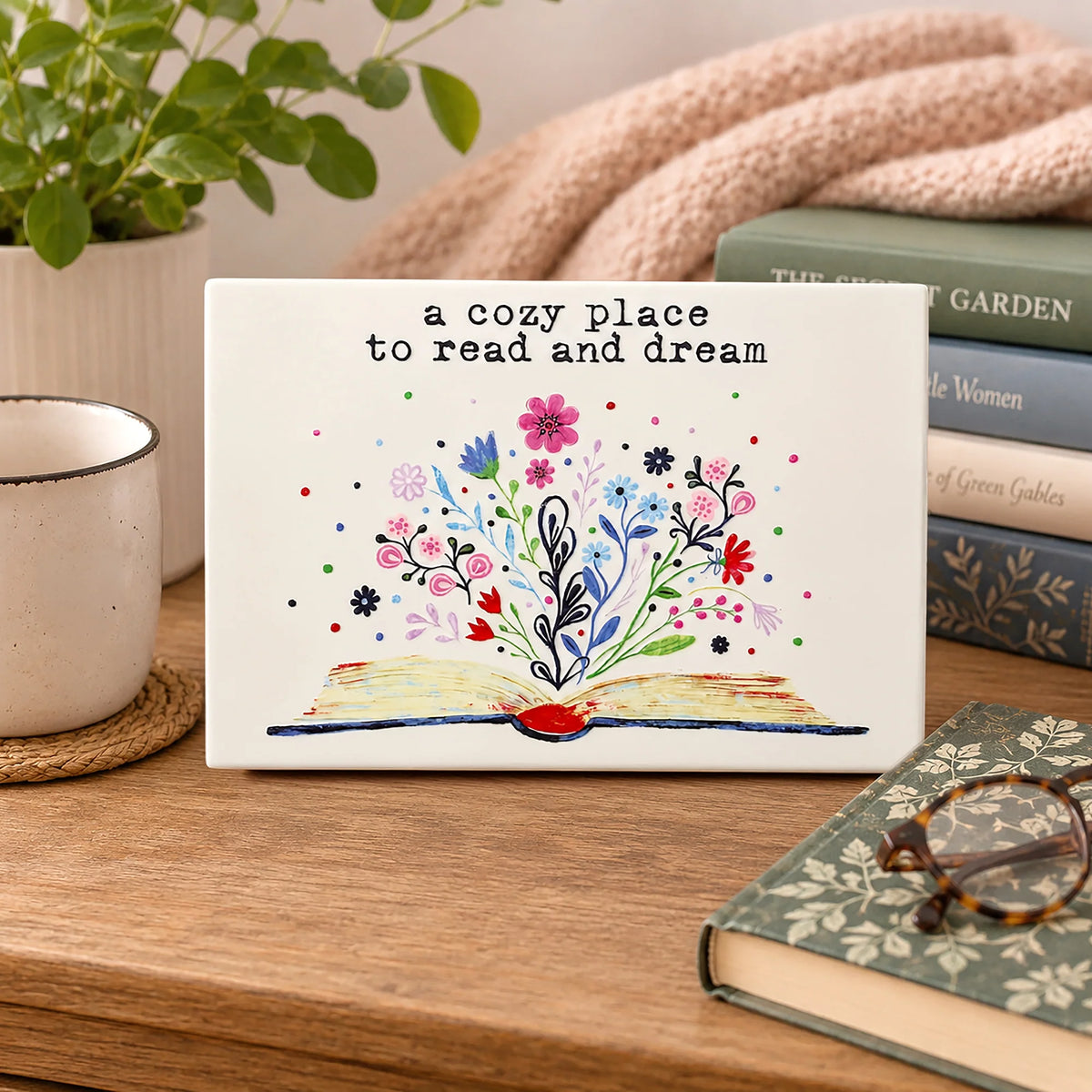 A Cozy Place Decorative Ceramic Plaque