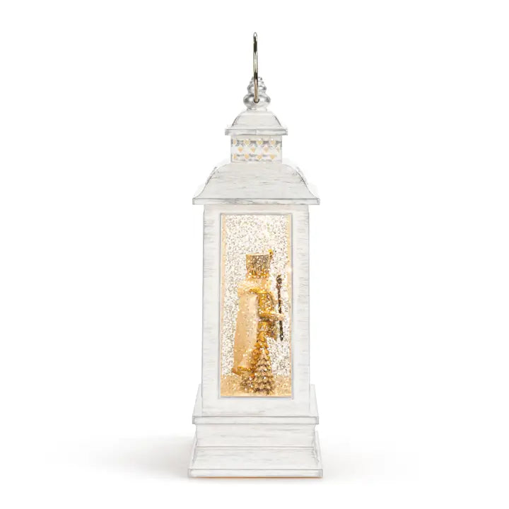 Nutcracker Lit Musical Usb Snow Globe Lantern
