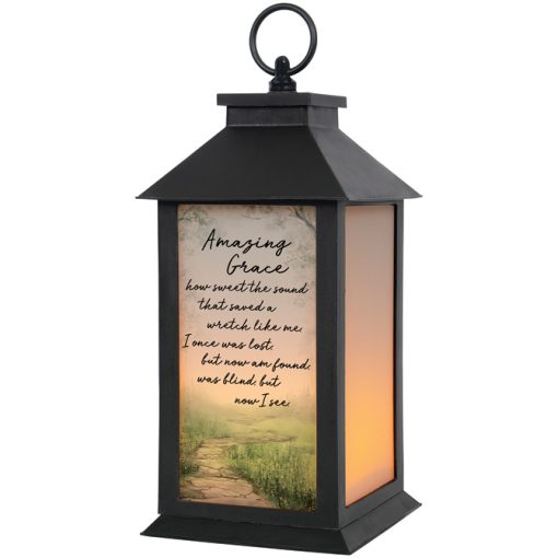 Frosted Glass Black Lantern