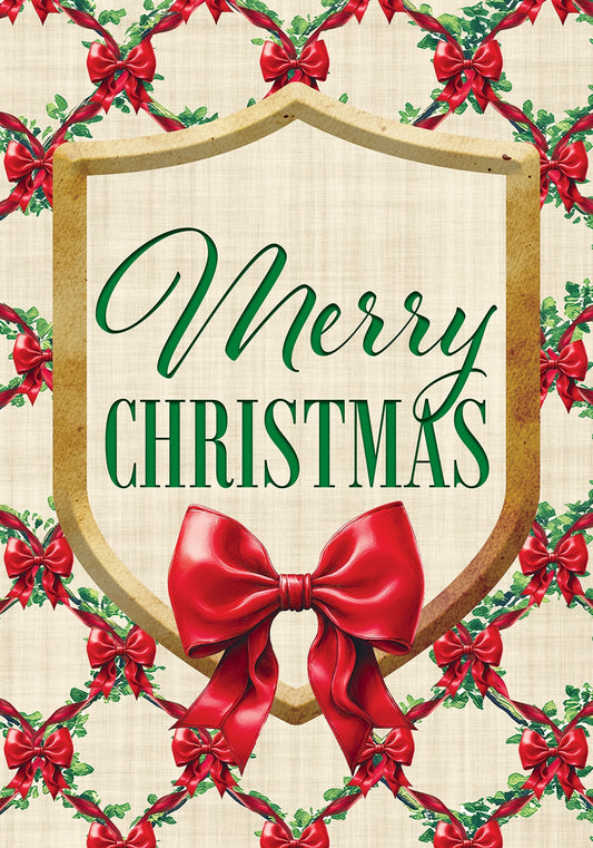 Garden Flag- Christmas Bows