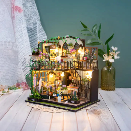 Diy Miniature House Kit: Garden Loft