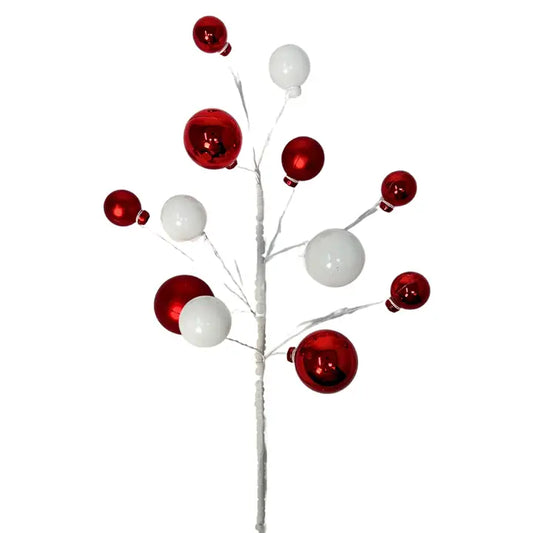 Elegant Ball Pick - Red/White 16”