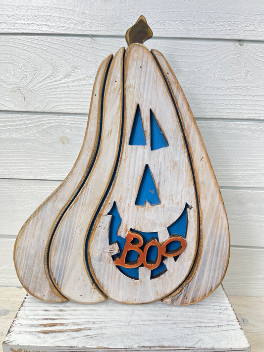 Plywood Vintage Pumpkin Decor