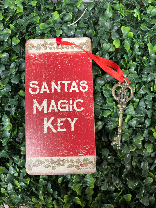 Santa's Magic Key Ornament