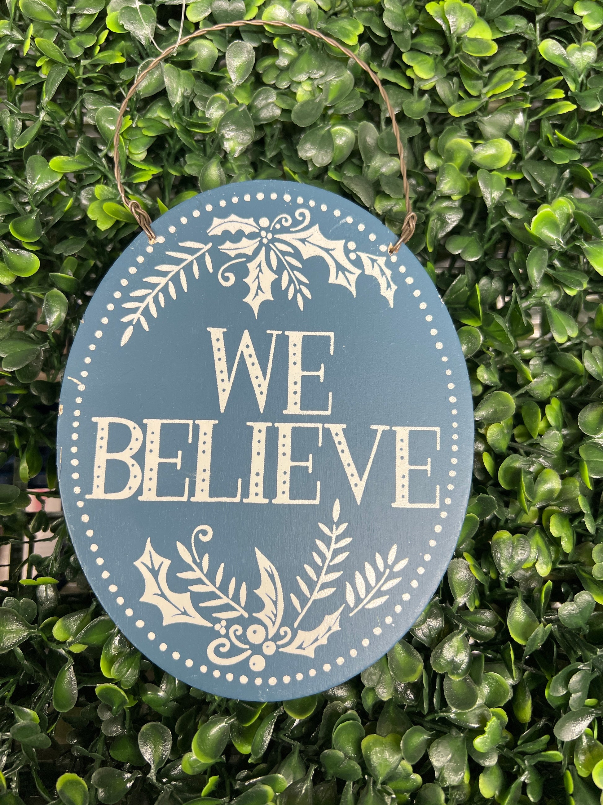 We Believe Double Sided Ornament