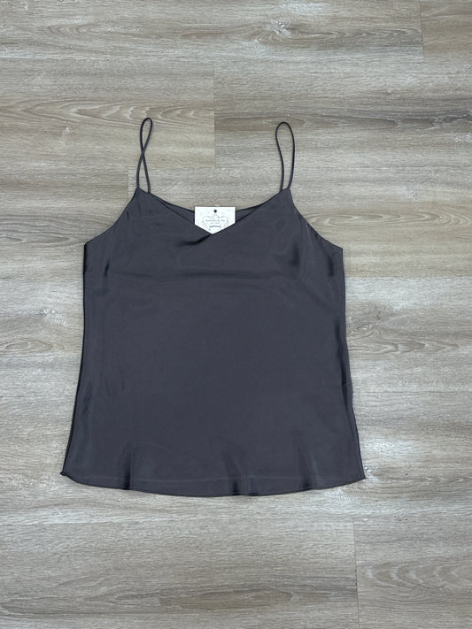 Charcoal Satin Cami Top