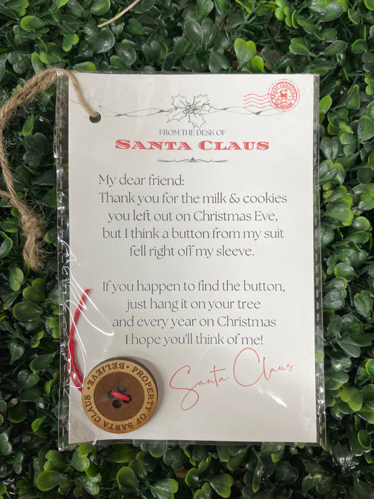 Santa Claus Lost Button