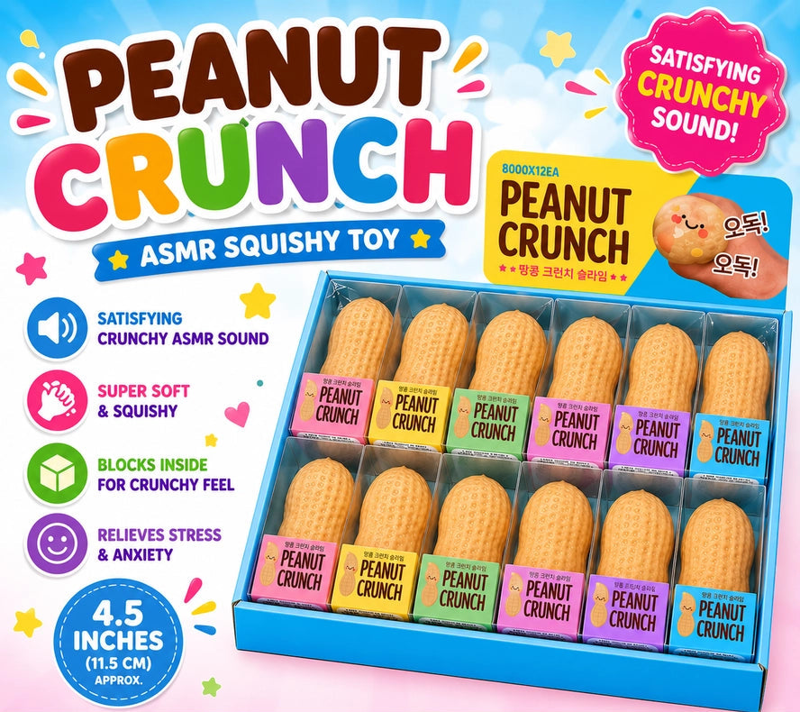 Peanut Crunch Asmr Squishy Toy