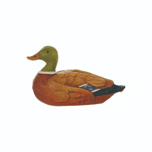Hazel Mazel Resin Mallard Duck Decor
