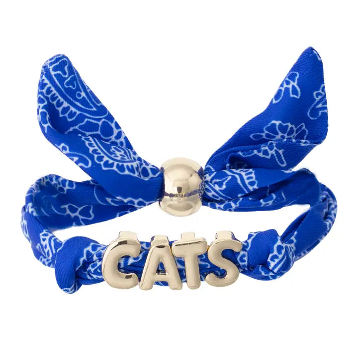 Canvas Kentucky Wildcats Bandana Slider Bracelet