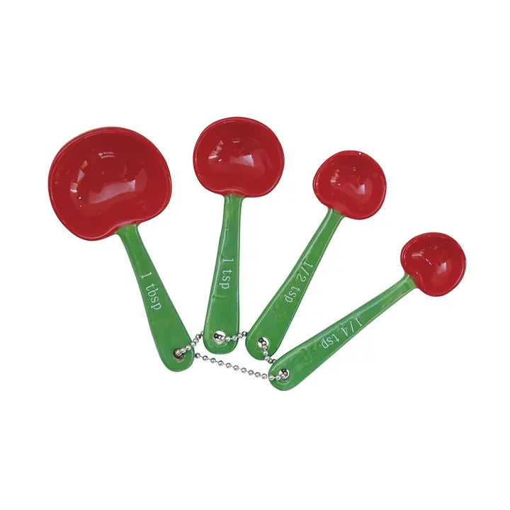 Hazel Mazel Stoneware Cherry Shaped Measuring Spoon