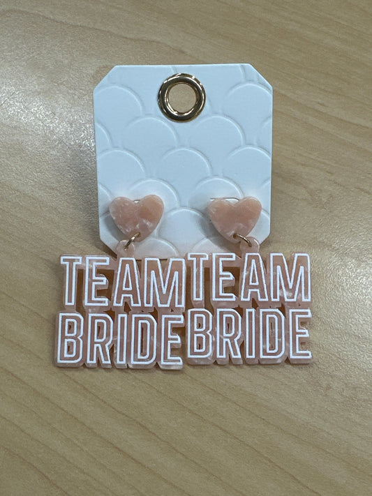 Team Bride Earrings