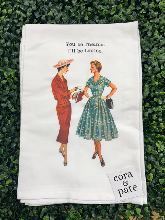 Thelma & Louise Tea Towel