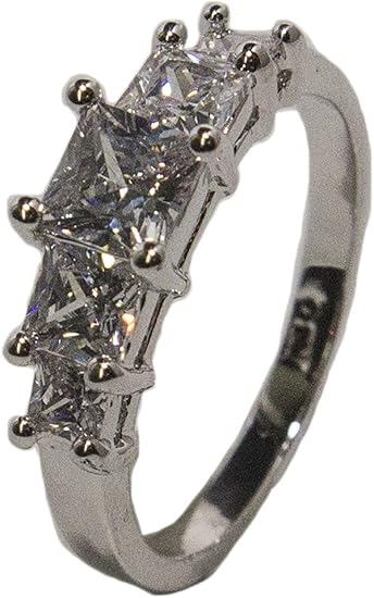 R.S. Covenant Cubic Zirconia Princess Cut CZ Style 748