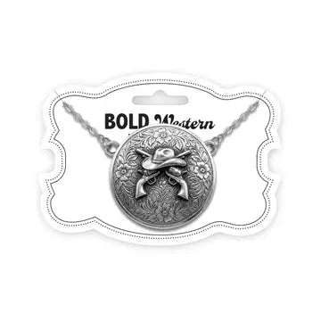 Bold Western Buckle Necklaces