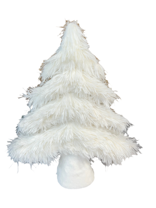 White Plush Fluffy Tree
