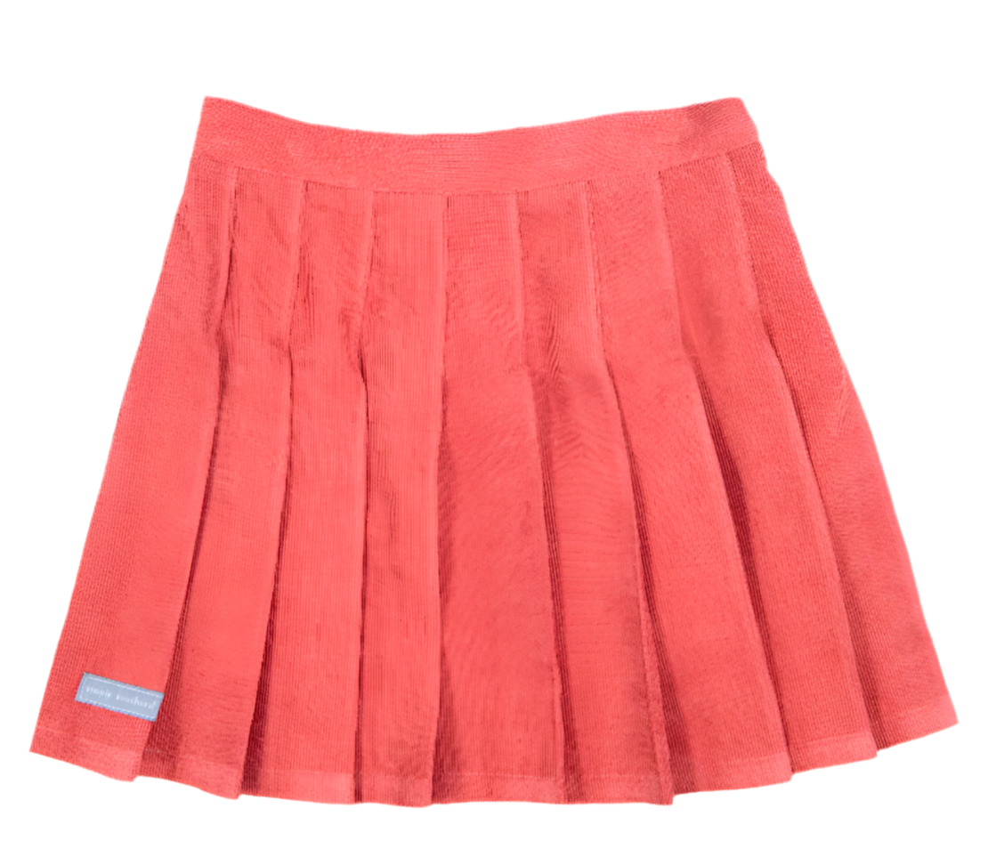 Simply Southern Spice Corduroy Pleated Skirt