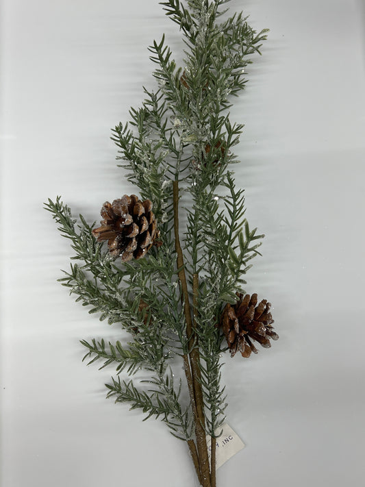 Pine Cone Evergreen Pick
