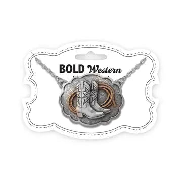 Bold Western Buckle Necklaces