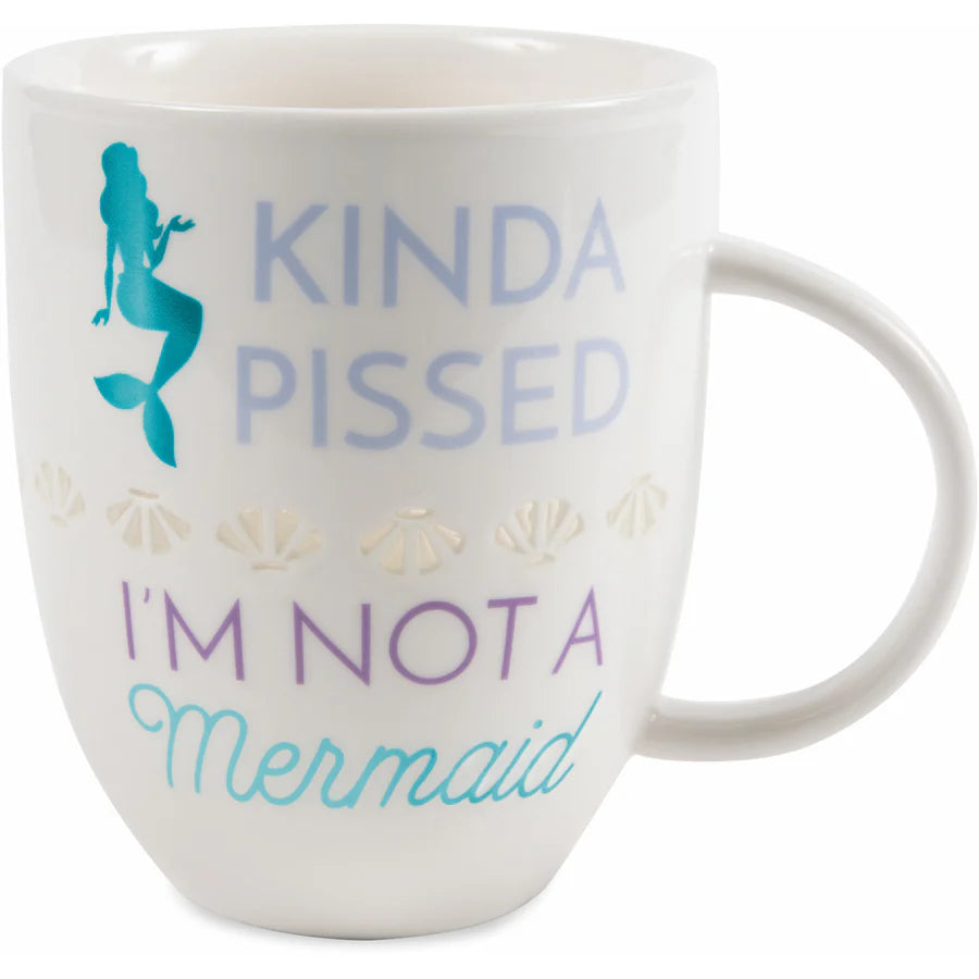 Kinda Pissed 24 oz Pierced Porcelain Cup